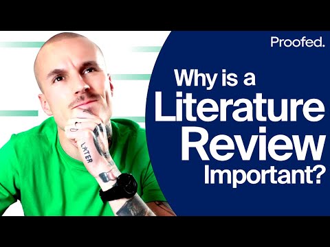 Why a Literature Review is Important