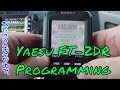 Yaesu FT 2DR Programming