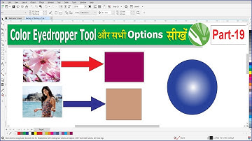 How to Use the Color Eyedropper Tool in CorelDRAW - Easy Tutorial