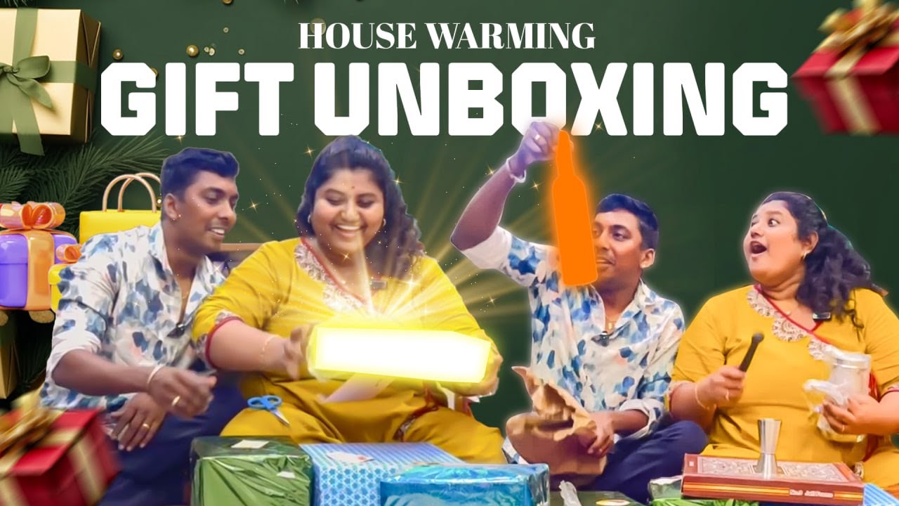 Unboxing House Warming Gifts | எதிர் பார்க்காததெல்லாம் Gift-ஆ கிடைச்சிருச்சு | Comali Sarath