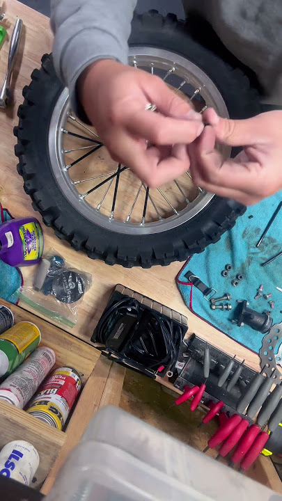 How to install dirtbike spoke covers (Quick)