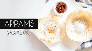 Appams (hoppers) - Recette Sri Lankaise