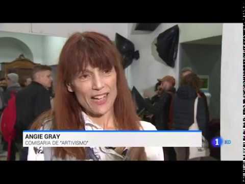 Angie Gray co-curator of Artivismo ( Cop25. Art Exhibit about #