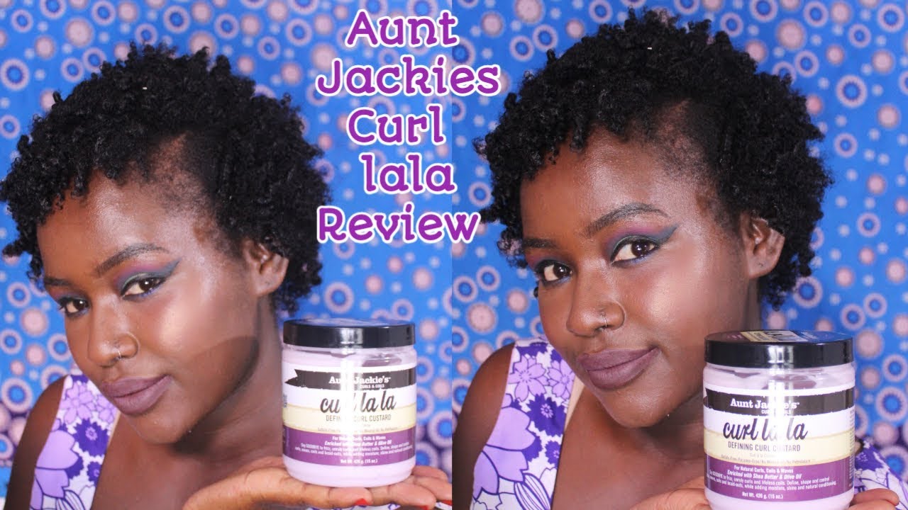 Aunt Jackie's Curl LaLa Defining Curl Custard | Twist Out On Twa - YouTube