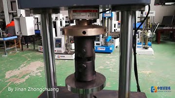 High frequency fatigue testing machine operating video by Jinan  Zhongchuang  Testing Machine