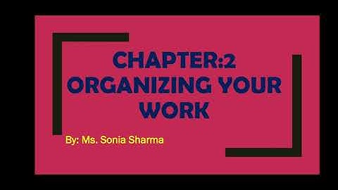 Chapter:2||Class:5|| Ms.Sonia Sharma