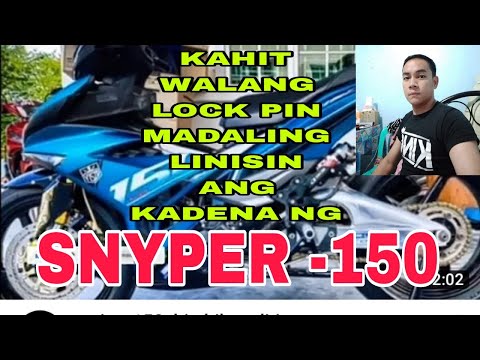 MADALING LINISIN ANG WALANG LOCK PIN NA KADENA NG SNYPER -150