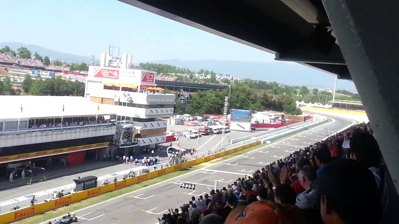 Formula 1 2015 Spanish grand prix closing lap