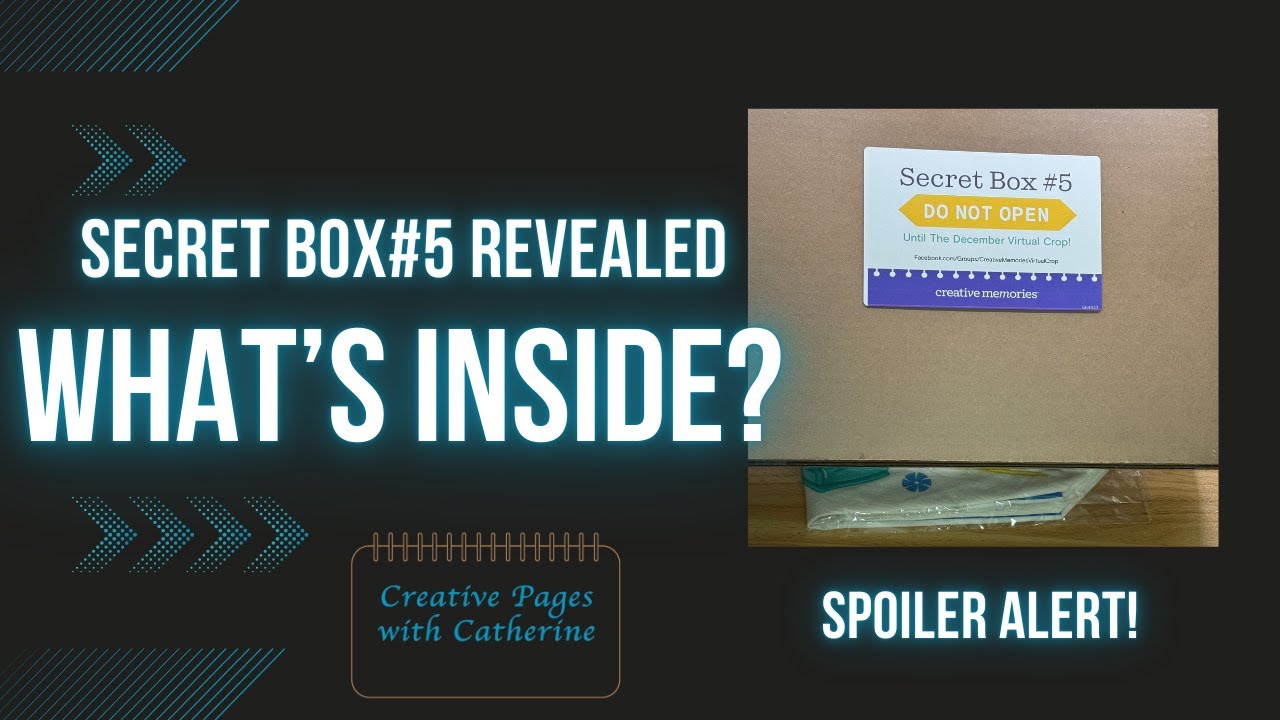 Наконец-то вышла пятая секретная коробка Creative Memories (2025)! Я распаковываю её и показываю ...