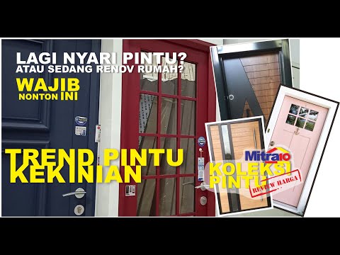 TREND PINTU TERBARU, Review Harga Pintu Minimalis