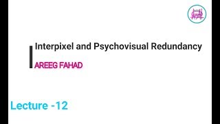 Interpixel And Psychovisual Redundancy