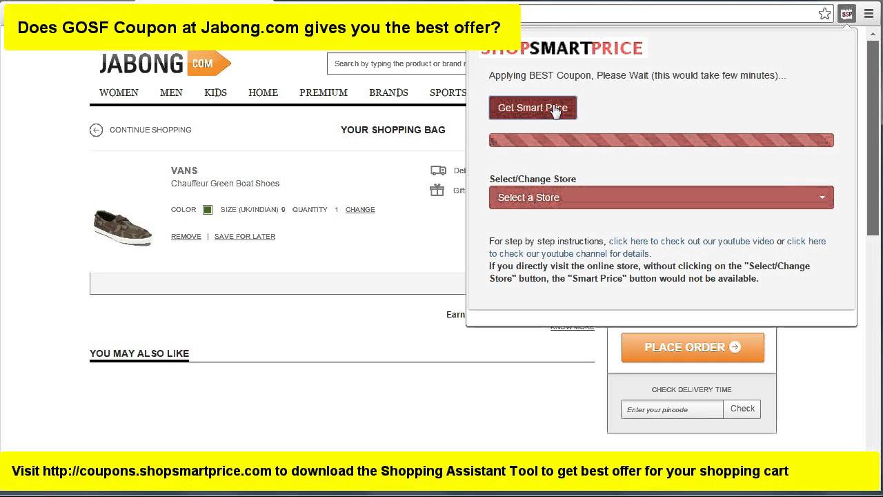 GOSF coupon @ Jabong.com