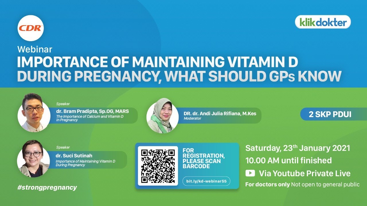 Importance of Maintaining Vitamin D During Pregnancy, What Should GPs