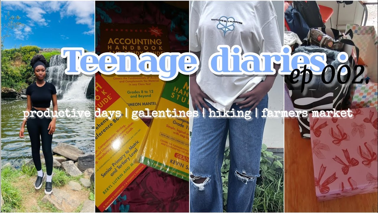 teenage diaries: ep 002. productive days | galentines | hiking | farmers market 