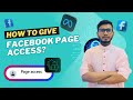 How To Give Facebook Page Access