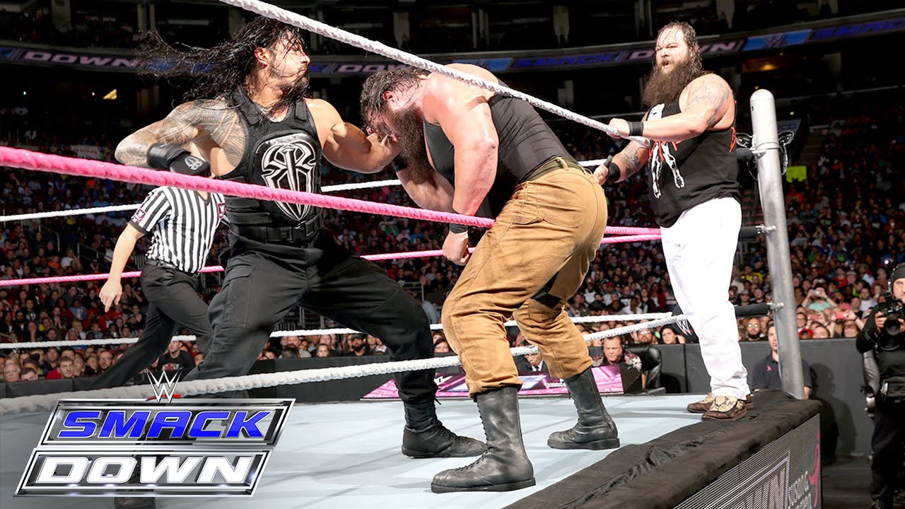 Roman Reigns Randy Orton Vs Bray Wyatt Braun Strowman