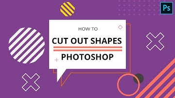 How to cut shapes in Photoshop | cut out shapes text in Photoshop |