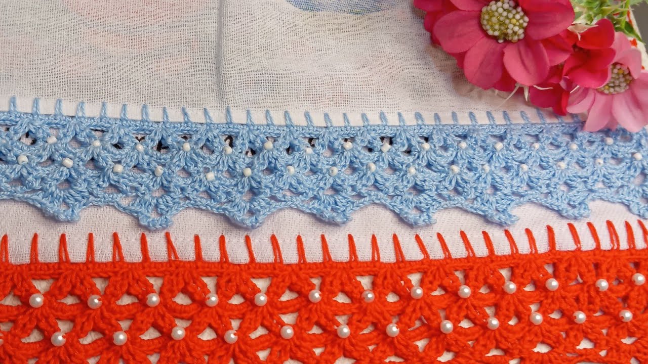 Vem ver como ficou lindo esse barrado de crochê 