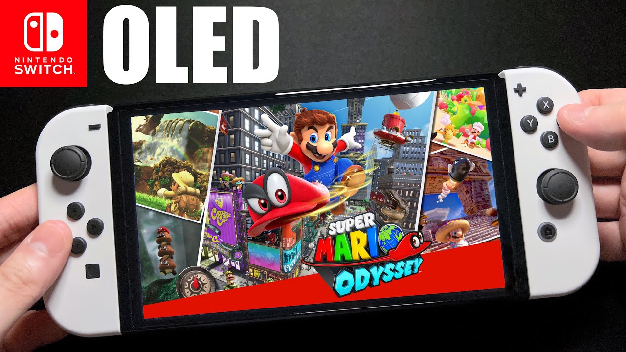 SUPER MARIO ODYSSEY on Nintendo Switch OLED Gameplay 