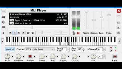 YAMAHA PSR DEMO ON WINDOWS MIDI PLAYER