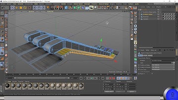 Animate escalator in Cinema 4d with MoGraph for later use in Iclone
