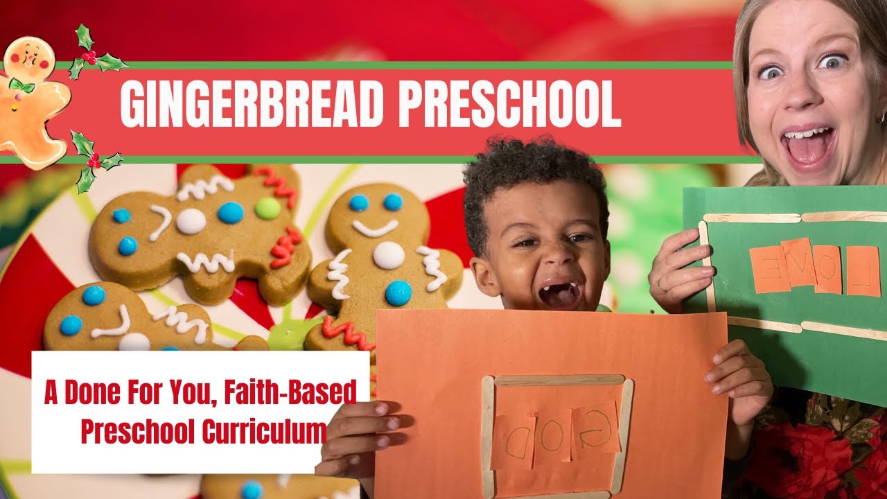 Christian Preschool Lesson | Play and Pray | Gingerbread 