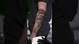 Just finished this huge Apollo forearm Tattoo! Drop a rating in the comments 😤⚔️🔥