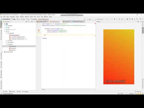 CUSTOM BUTTON | ROUND EDGE CORNERS | COLOR TO THE BUTTON | ANDROID STUDIO(version 3.5.3) | JEEVAN R