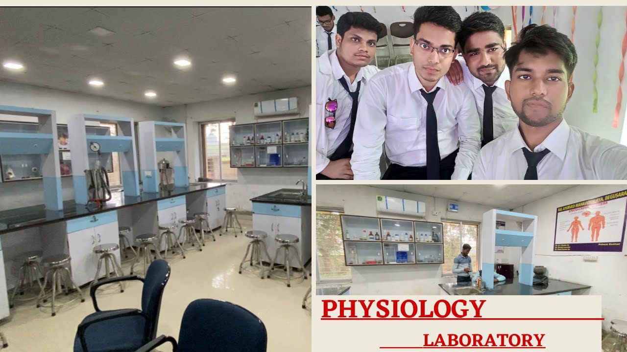 Physiology laboratory tour 🧪🧪 Govt. Ayurvedic College & hospital, Begusarai bams ayush 