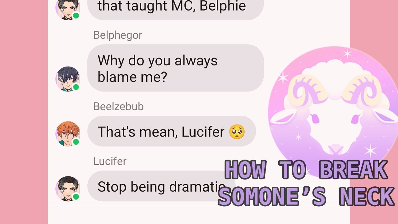 OBEY ME TEXTING STORY|| HOW TO BREAK SOMEONE'S NECK FT. MASTER MC