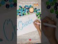 Teal Calligraphy for Chandni ✍️✨ #Satisfying #shorts #viral