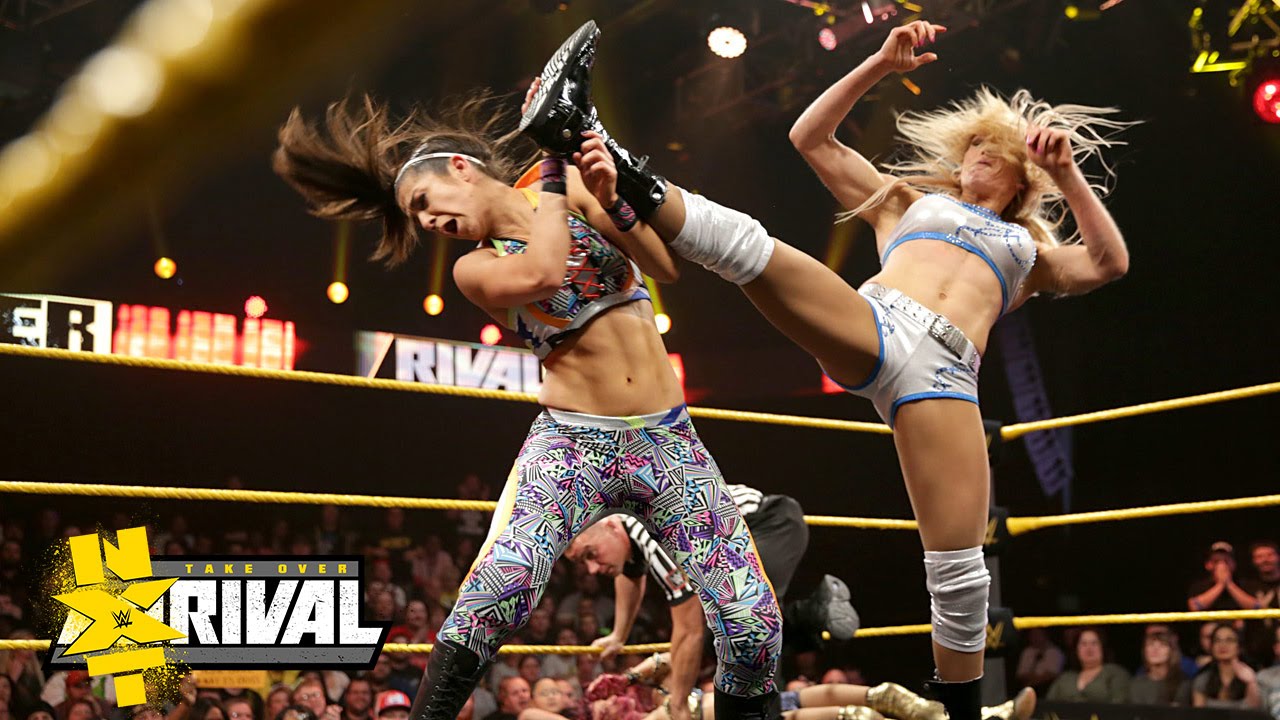 Charlotte vs. Bayley vs. Sasha Banks vs. Becky Lynch: NXT TakeOver: Rival, Feb. 11, 2015