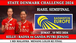 HASIL LENGKAP SEMIFINAL DENMARK CHALLENGE 2024 | HASIL BADMINTON HARI INI