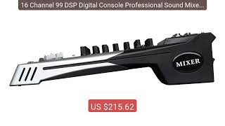16 Channel 99 DSP Digital Console Professional Sound Mixer Pow... — Best Buy 2026 | Great Quality!