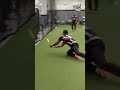 Neck strength tested with an insane catch #cricket #defense #catch #wicket