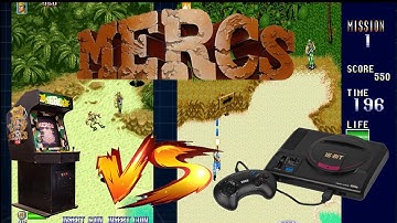 Battle Of The Mercs: Arcade Vs Sega Mega Drive/genesis