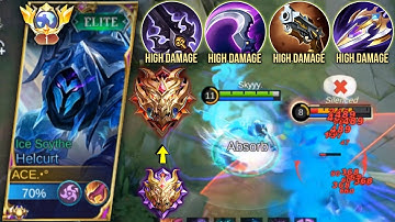 HELCURT GLOBAL TUTORIAL TO RANK UP FASTER ( HELCURT BEST DAMAGE BUILD 2023 ) MLBB