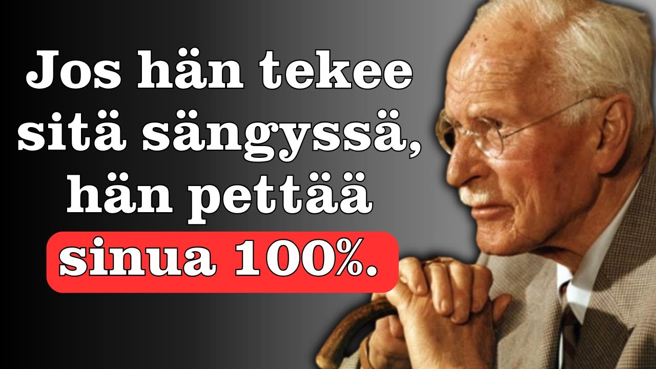 Uskomaton mies jättää aina nämä merkit (Miehen psykologia) - Carl Jung