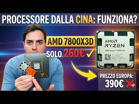 AMD 7800X3D a 260€ dalla CINA Aliexpress: Affare o TRUFFA Totale? 😱