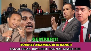 Download Lagu SIDANG BERUBAH RICUH‼️TOMPEL NGAMUK! Gugatan Roy suryo ke Gibran RUNTUH oleh bukti dan fakta!  MP3