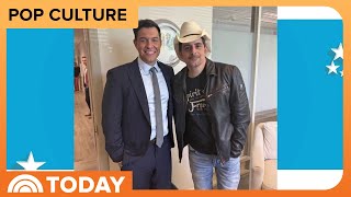 Brad Paisley runs into NBCs Tom Llamas in Nashville!
