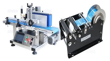 ZONESUN Automatic Labeling Machine Round Glass