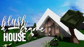 Bloxburg | Blush A-Frame House | 50k | House Build