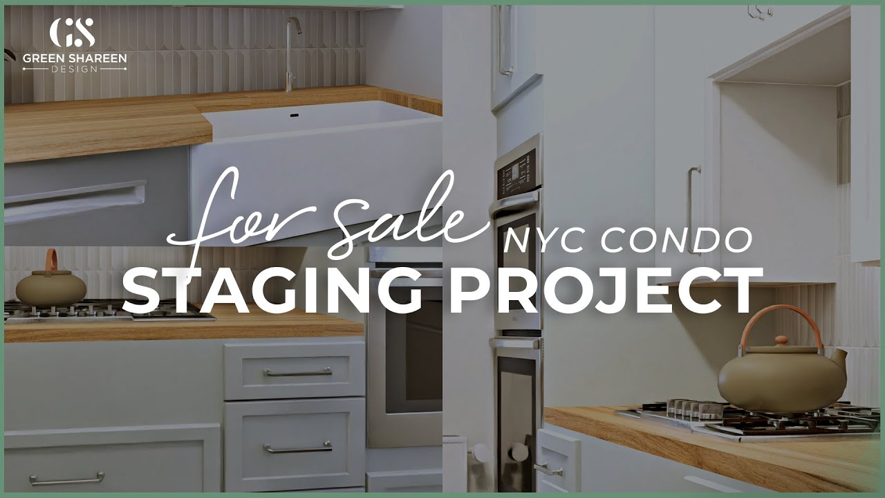 NYC Condo for Sale, 1/1 w/ Interior Design Renders :: Staging.:  a Green Shareen Design