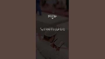 لا يكلف الله نفسا الا وسعها #قران #احمد_العجمي #quran #قران_كريم #تلاوة_خاشعة #alaa_mustafa_1