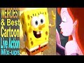 Top 3 Weirdest &amp; Best Cartoon LiveAction Mixups