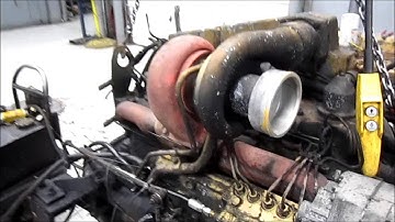 1986 Cat 3306DI Diesel Engine Running