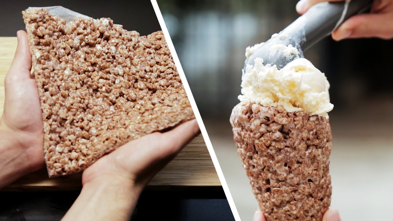 Cocoa Krispies Ice Cream Cone. Enough Said. YouTube