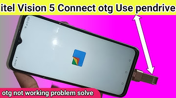itel vision 5 connect otg use pendrive