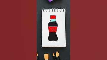 Simple Cola Bottle Drawing